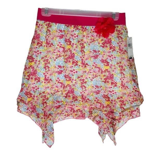 Amy Byer Girls Floral Skirt - Picture 1 of 9